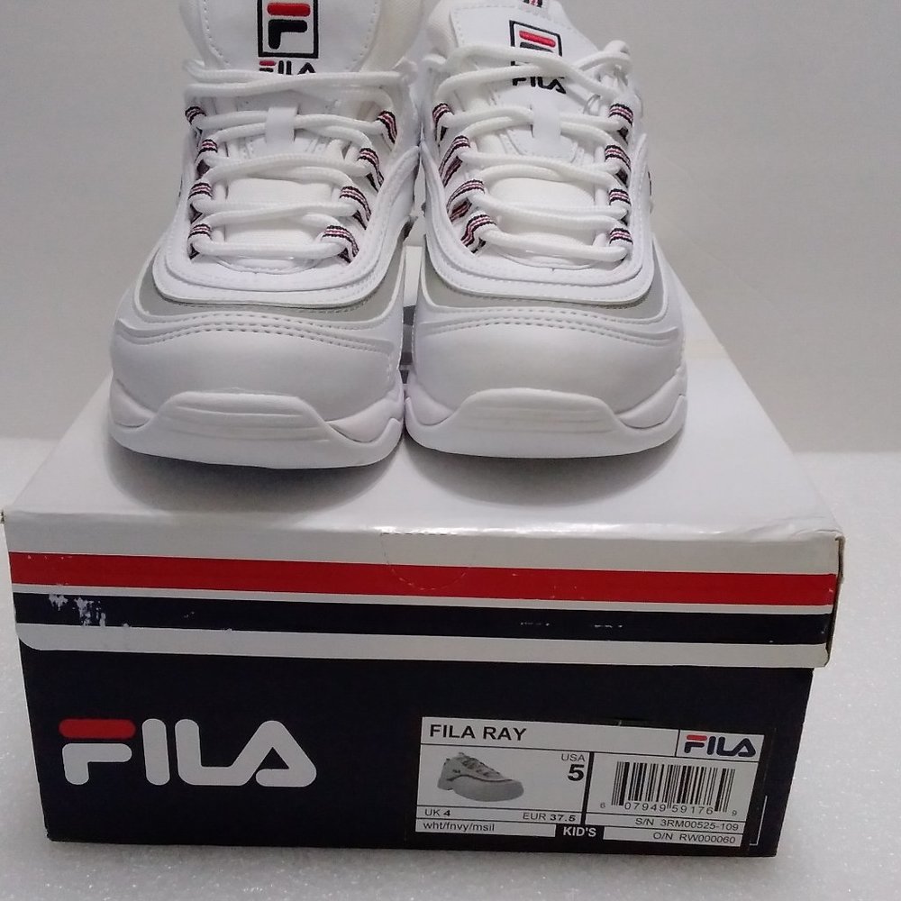 FILA RAY KID´S SHOES SIZE 5 - Picture 10 of 12
